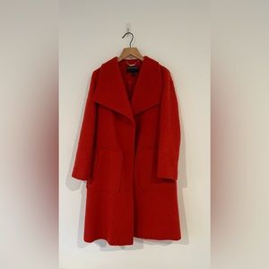 Red wool Bernardo coat